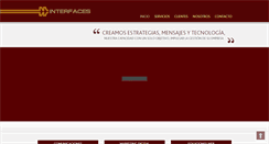 Desktop Screenshot of interfaces.cl