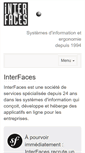 Mobile Screenshot of interfaces.fr